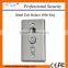 Good quality X04k stainless steel metal exit button with key switch for access control system