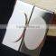 Custom blank metal money ,foldable moneyclip with personalized oval logo,steel money clip for promition