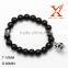 2016 Popular Beaded Bracelets Stainless Steel Skull Bracelet For Women Pictures of Beaded Bracelets