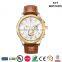 Luxury steel quartz chronograph watch for men