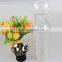 China Manufacturer Promotion Gift Large Infuser Clear Borosilicate Glass Pitcher Glass Carafe With Portable Stainless Steel Lid