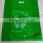 Plastic Green Color HDPE Die Cut Handle Bag For Baby Clothes Retail Shop
