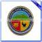 Wholesale custom shaped silver plated enamel souvenir coin