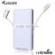 Hot selling 6000mAh for iPhone 6 6S External Rechargeable Battery Charger Built in Cable Power Bank