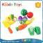 Funny Cooking Toys Miniature Kids Plastic Cut Fruit Set