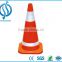 Rubber Traffic Cone Used on Road