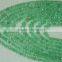 Natural Columbian Emerald Faceted Rondell 9 strand Necklace