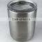 vacuum insulated double wall lowball stainless steel can cooler