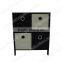living room storage shelf with 4 cube
