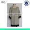 women grey round neck pullovers with half sleeves