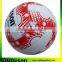 Red logo printed white volleyball official size