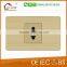 alumiunm material 2pin multifunction sockets, universal sockets for Gabon market