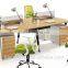 Office furniture 4 person workstation modern office cubicles partition Aluminium glass office partition