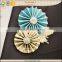 baby shower decorative Simple round cute paper rosettes decoration