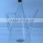 Decorative Smaller Size Clear Glass Oil or Vinegar Bottle