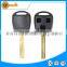 3 button remote key blank without logo with 42mm TOY40 blade for Lexus ls400 is300 es350