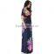 hot sey V collar beach resort beach dress code plus silk dress in summe