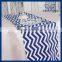 RU012A cheap 2015 new decorative printer pink and white chevron table runner