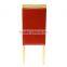 China manufacturer offer modern conference leather side dining in wood french chair
