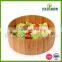 High Quality Wood Round Salad Bowl Wholesale