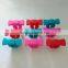 Bowtie shape silicone wine glass markers wine charms for stemwares