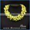 New product round beads green gemstone necklace wholesale