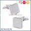 Stock Quick Lead Fashionable Cufflinks Silver Engraved