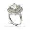 latest simple aaaaa cubic zirconia gold ring design