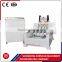 3D sculpture wood carving cnc router machine 4 axis CE approved
