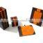 High quality customized made-in-china leather desk set for Customer(ZDH-015)
