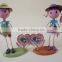 Wholesale china factory Metal doll lovely doll garden decoration