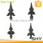wrought iron cast iron fence spearheads