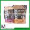 Kraft paper Bag with window and Zipper heat seal Kraft Paper Valve Bag