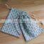 Quality hot sale high quality linen drawstring pouches