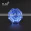 Yijia crystal furniture hardware brush nickel crystal cabinet handle