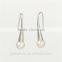 Good Fresh Water Pearl Silver 925 Fashion Earrings With Hoop