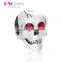 X337 Wholesale Rhinestone Skull Charms 925 Sterling Silver