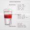 high borosilicate double wall christmas sales different shape coffee mugs for 300ml