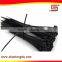 Heat-resistant black nylon soft wire organizers cable tie/zip ties