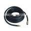 rubber air hose with male connectors