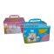 Handle Tin Cartoon Kids Coin Bank with Lock