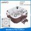 Joyspa jy8808 acrylic massage outdoor whirlpool 8seats familly hot tub