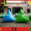 Customized Green&Blue Inflatable Paintball Bunker For Paintball Arena Game