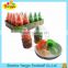 Neoteric design baby bottles lollipop candy with powder candy