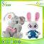 Best selling custom mascot plush animal sheep toys for valentines gifts with red heart