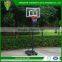 Adjustable standard in ground basketball backboard systems