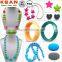 wholesales baby teething necklace and pendant natural shark teeth