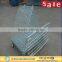 foldable galvanized storage cage with wheels