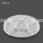 6 Compartments Disposable Plastic Round Food Container Box for Salad,Fruit,Sushi,Drysaltery and Dessert Packaging
