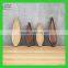 2016 new style high quality leaf shape wooden tray